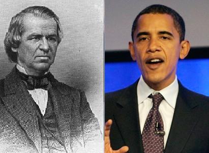 Andrew Johnson versus Barack Obama